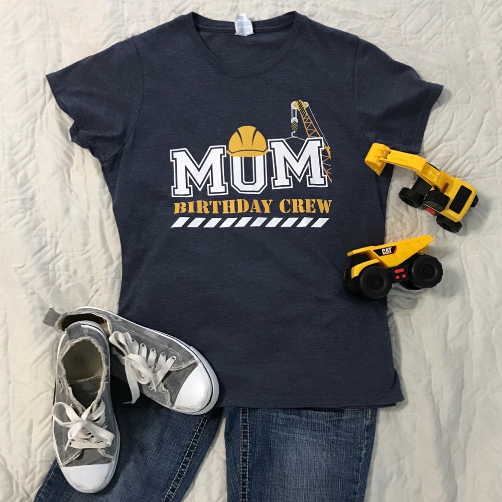 Mom Birthday Crew shirt